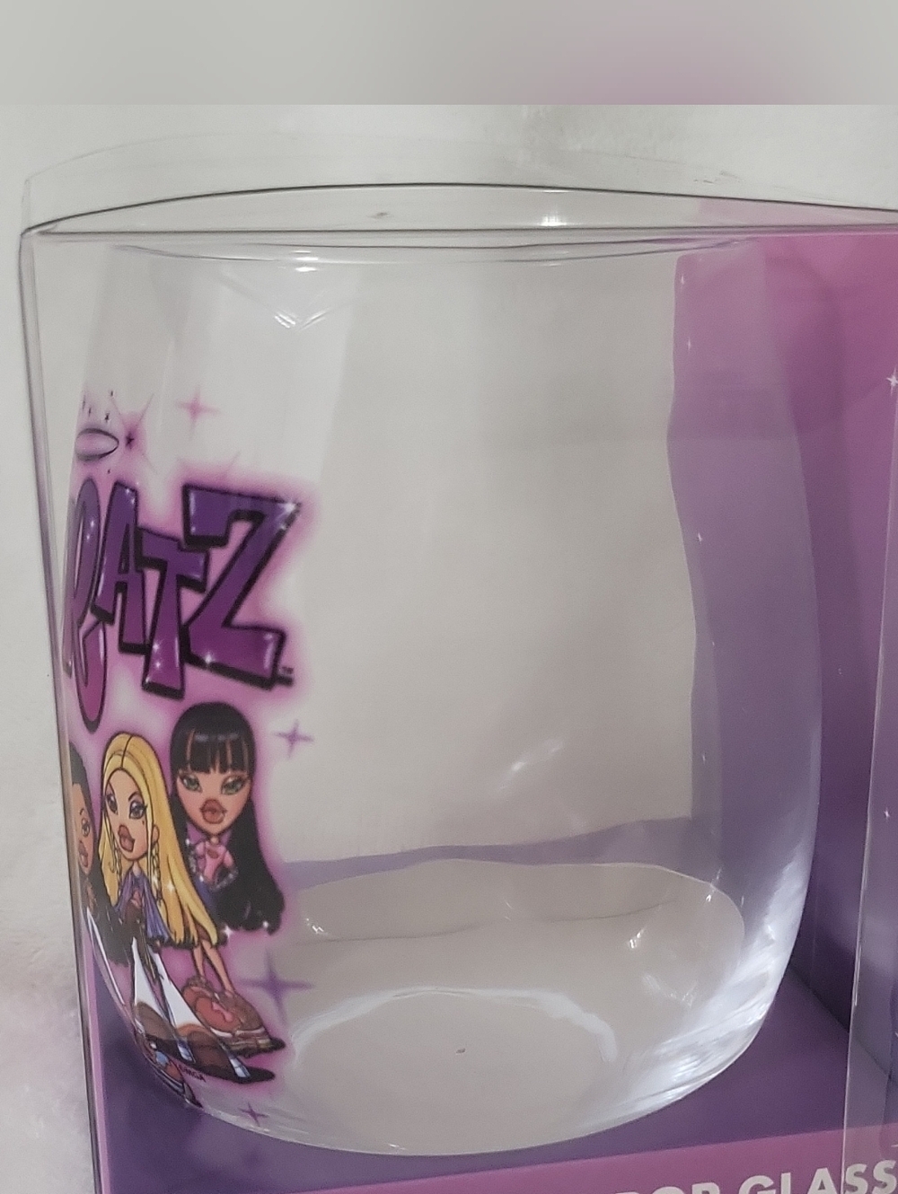 Bratz Tear Drop Glass 20 oz Glassware Purple - Picture 5 of 9